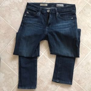 AG jeans, mid rise cigarette